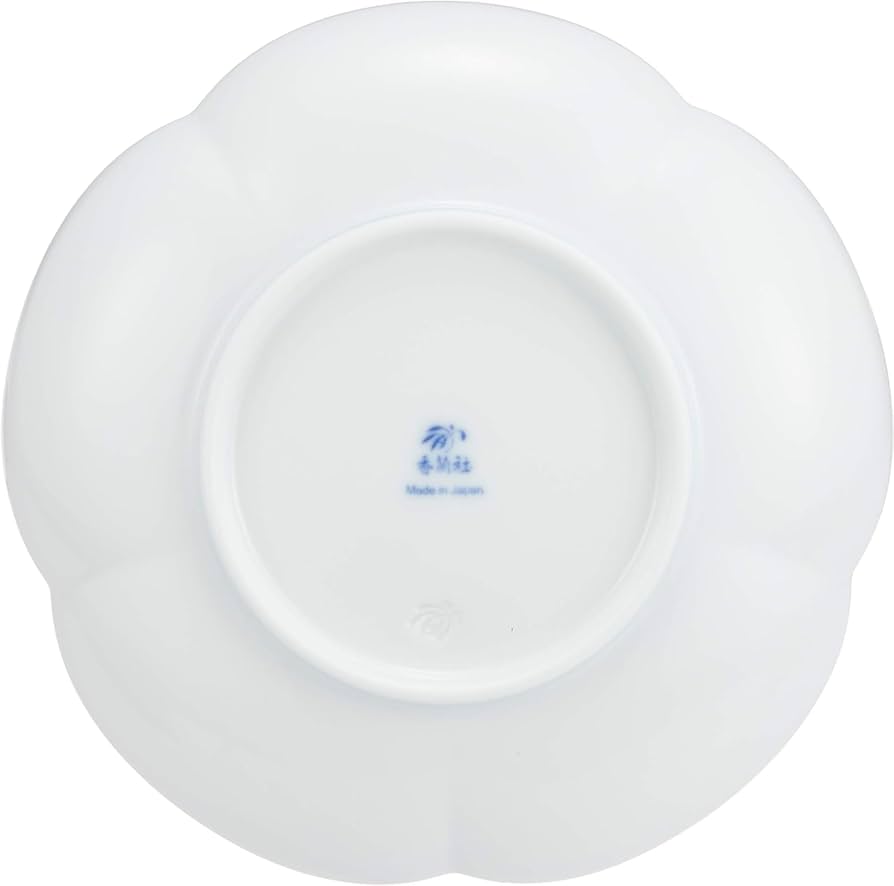 古染面取り祥瑞仙人文 銘々皿揃 古染面取り祥瑞仙人文 銘々皿揃