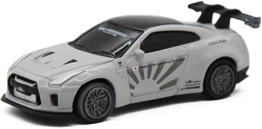 Amazon.co.jp: ミニカー 日産 NISSAN GT-R R35 type 1.5 (グレー) LB