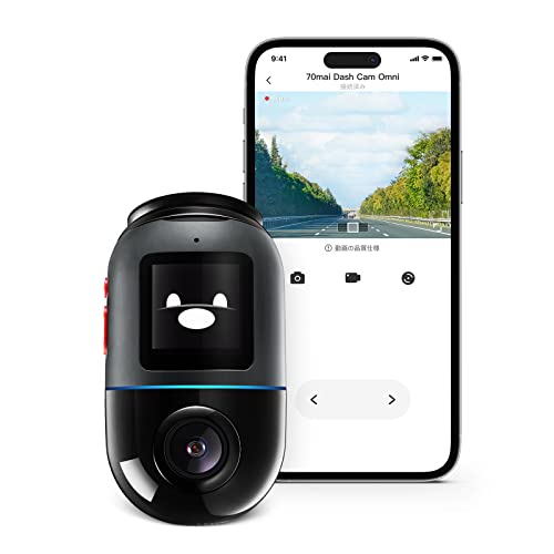 Amazon.co.jp: 70mai Dash Cam Omni 前後左右360度撮影対応ドライブ