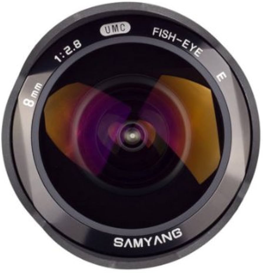 Amazon.com : Samyang 8mm F2.8 UMC Fisheye II (Black) Lens for Fuji