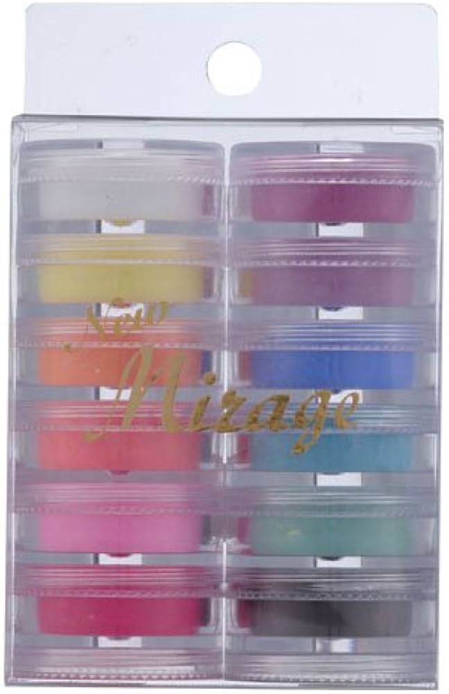 Amazon | ミラージュ カラーパウダー N/WG・CG 3.5g 12色セット
