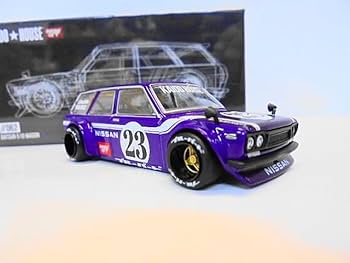 Amazon.co.jp: □□ MINI GT 街道ハウス ダットサン 510 ワゴン