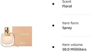 Amazon.com : Chloe Nomade Eau De Parfum Natural Spray Vaporisateur