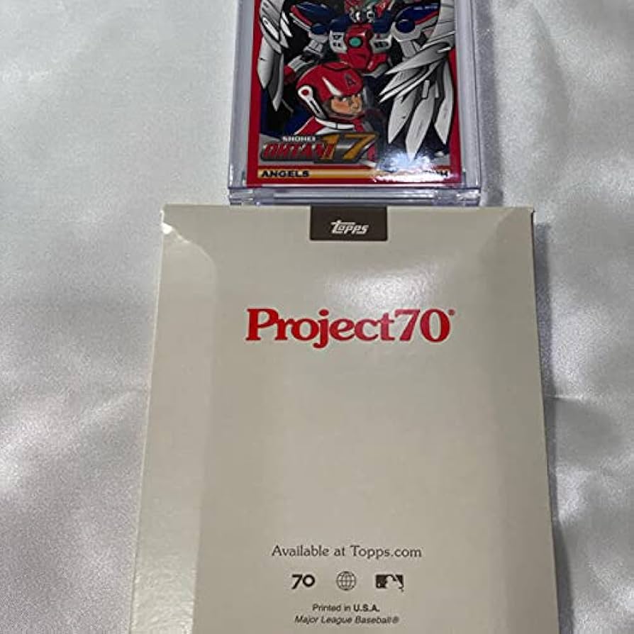 Amazon.co.jp: 大谷翔平がガンダム風に レア度MAXのToppsProject70野球