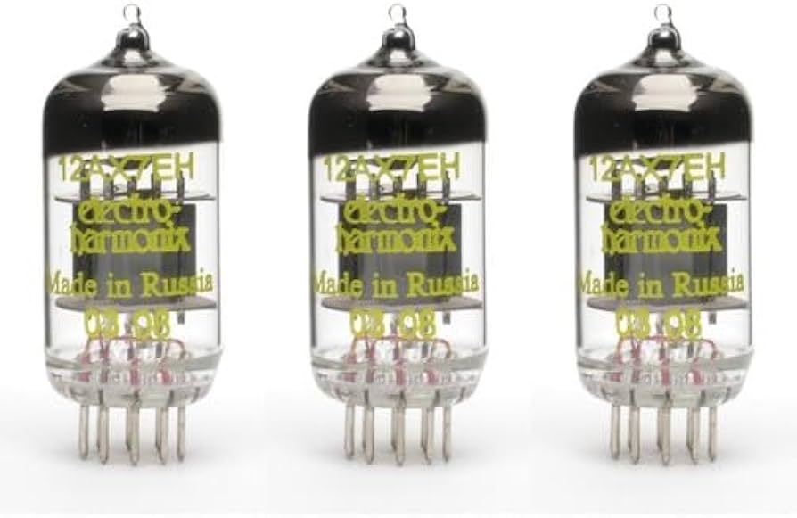 Amazon.com: Three Pack of Electro-Harmonix 12AX7 EH Preamp Vacuum