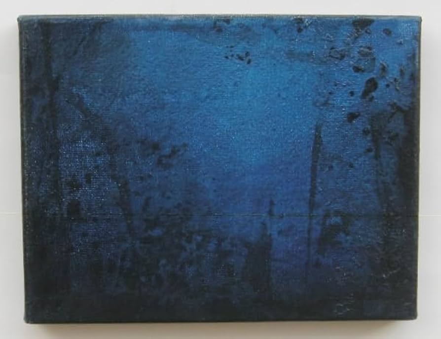 □ アクリル画 青のシリーズ / ノスタルジア 21.10.b □ □ アクリル画