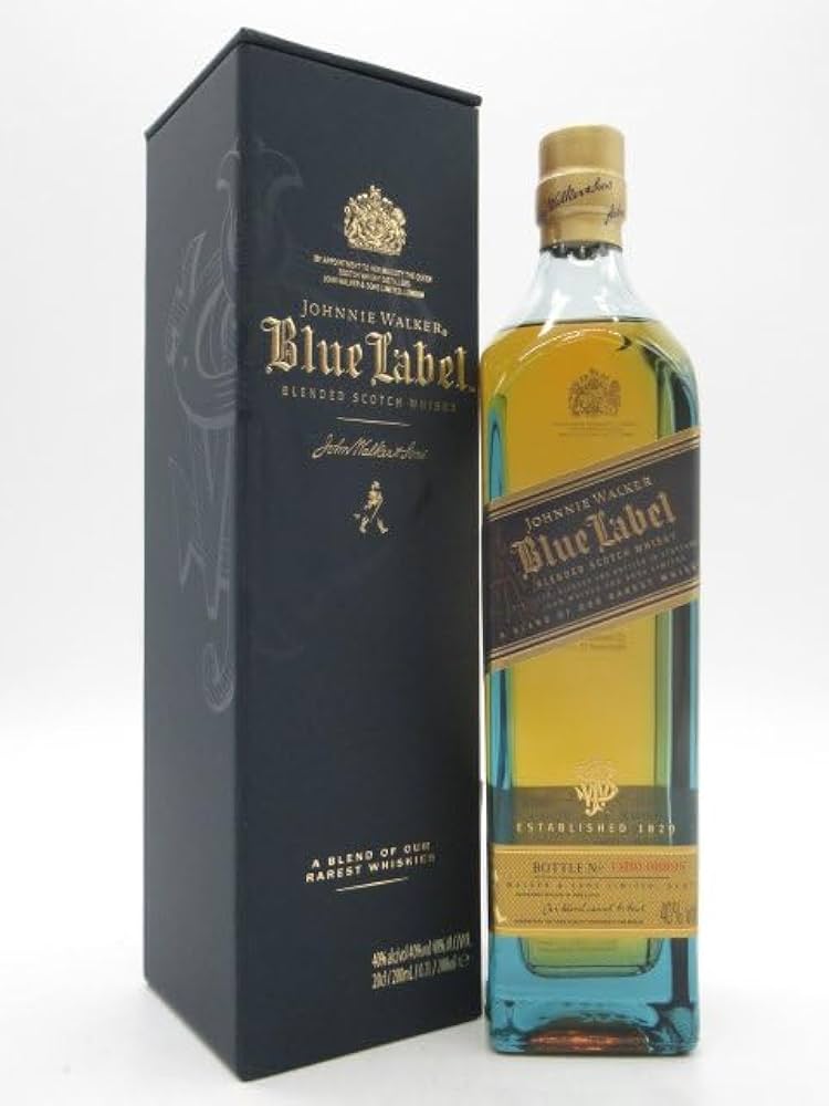 Amazon.co.jp: 【ミニサイズ】 ジョニーウォーカー ブルーラベル 40度