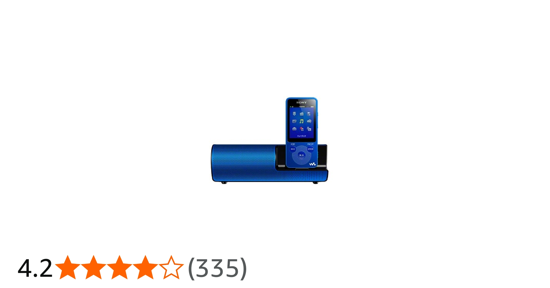 Amazon | SONY ウォークマン Eシリーズ スピーカー付 4GB ブルー NW