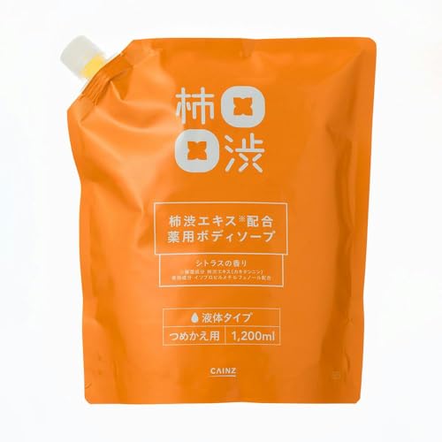 マックス 薬用柿渋 ボディソープ 1200ml 詰め替え用 (石鹸・ボディ