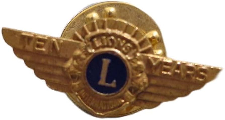 Amazon | ライオンズクラブ国際協会 ウイングマーク ピンバッジ 記念章