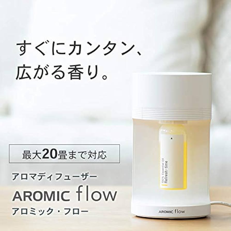 Amazon.co.jp: 【公式】 水を使わない アロマディフューザー 精油付き