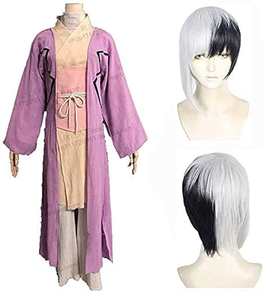 Amazon.co.jp: コスプレ Dr.STONE ドクターストーン 浅霧 幻 あさぎり
