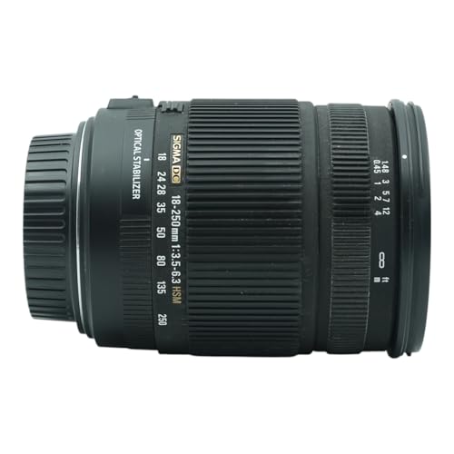美品 シグマ 18-250mm DC OS HSM ☆ニコン用☆高倍率レンズ Amazon