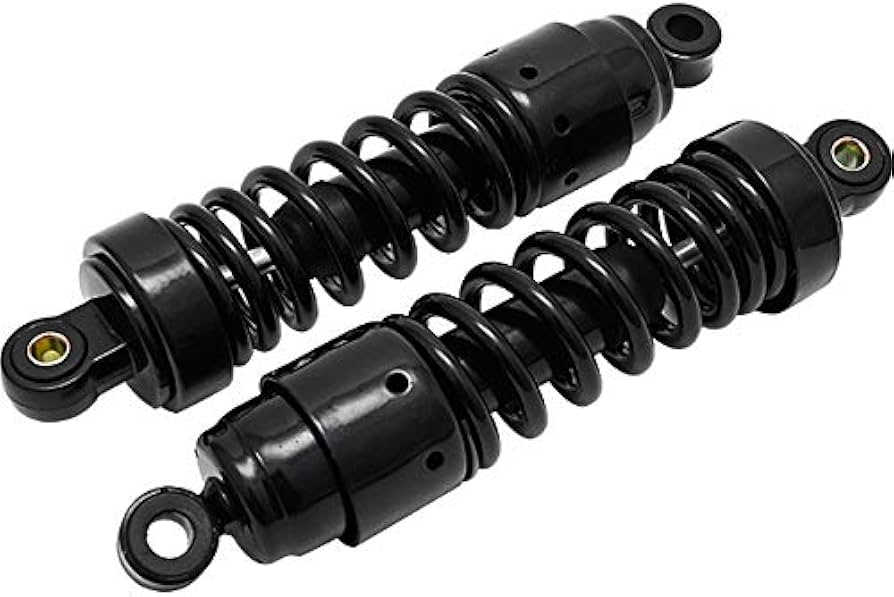 Amazon | SR400 対応 SR500 対応 リア サスペンション ブラック