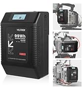 Amazon | VILTROX Vマウントバッテリー 99Wh 6700mAh 14.8V出力 D-TAP