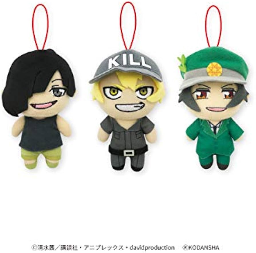 Amazon.co.jp: はたらく細胞 マスコットぬいぐるみ2 全3種セット