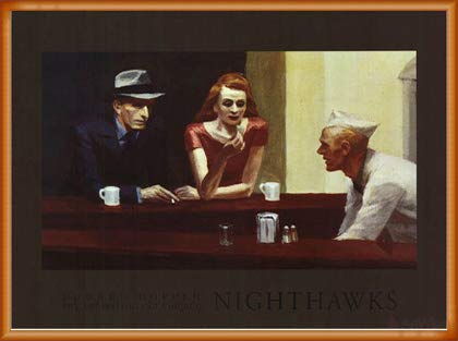 Amazon.co.jp: ポスター エドワード ホッパー ナイトホークス