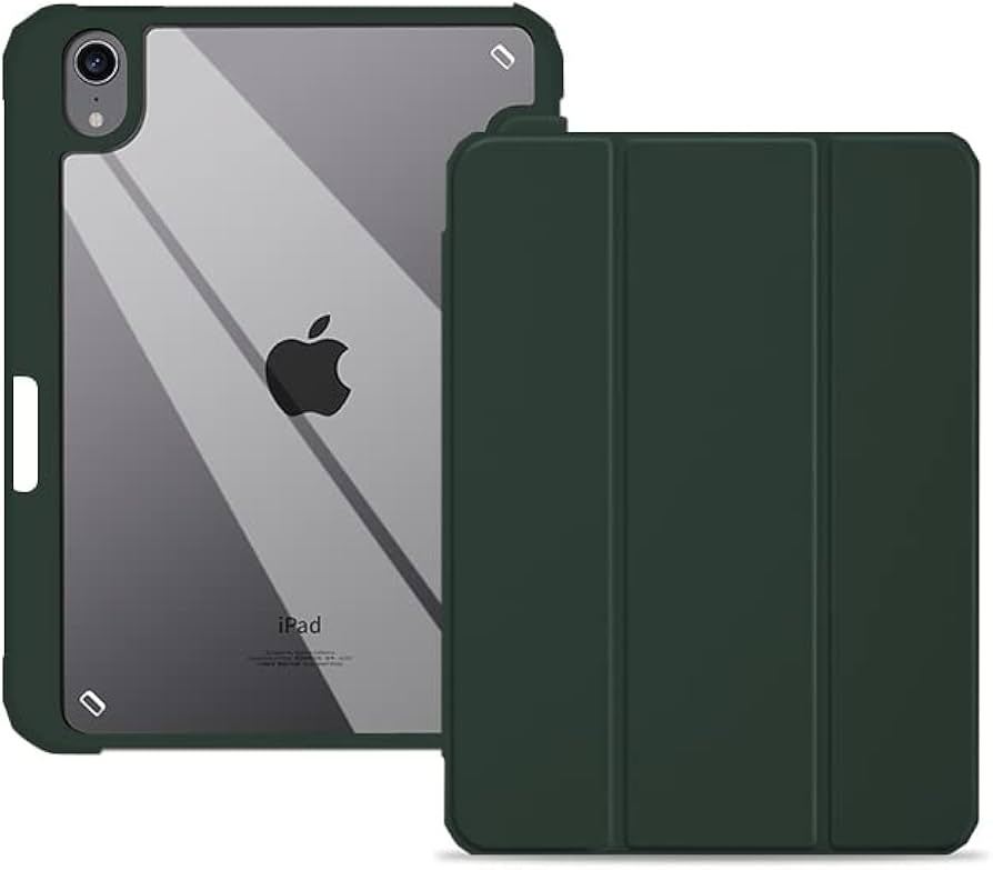 Amazon.co.jp: iPad mini 第6世代 ダークグリーン iPad ケース 手帳型