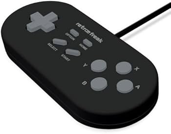 Amazon | レトロフリーク専用コントローラー〈ブラック〉 | ファミリー