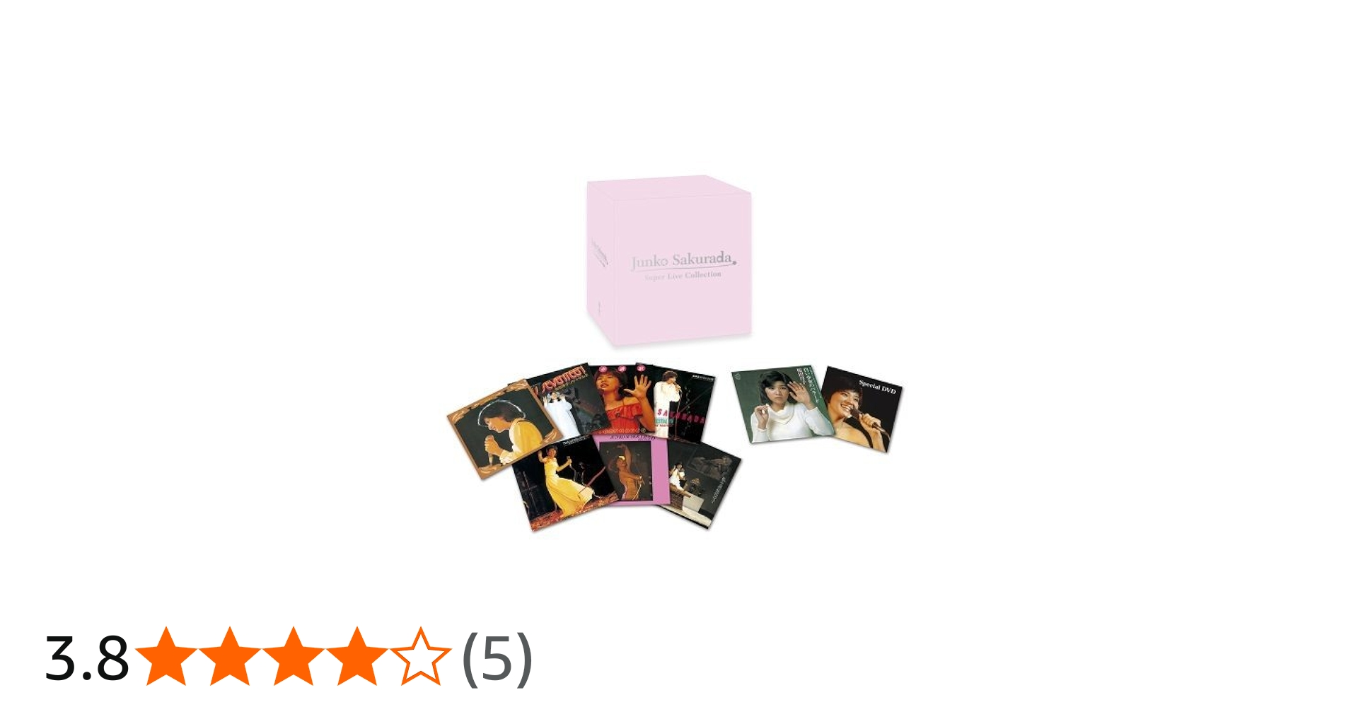 Amazon.co.jp: 桜田淳子BOX~スーパー・ライブ・コレクション~(DVD付