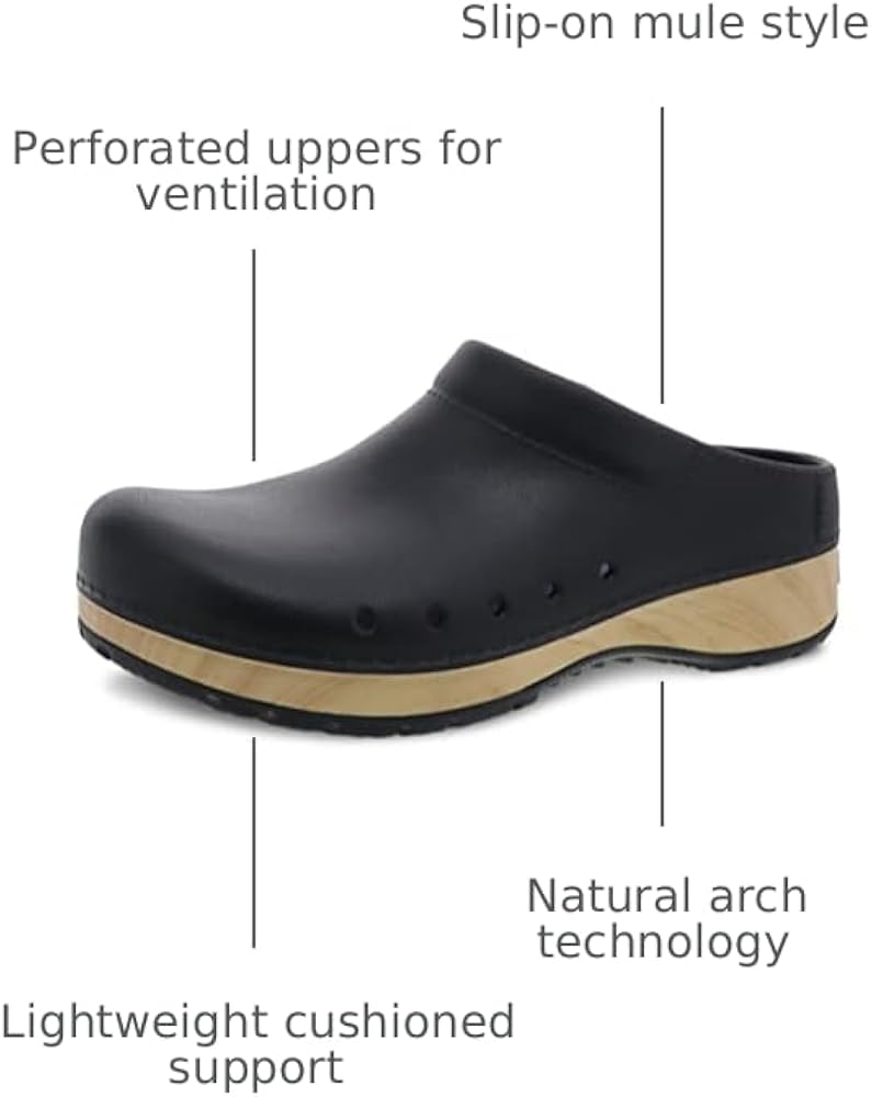 Amazon.com: Dansko Kane Slip-On Mule Clog for Women - Lightweight