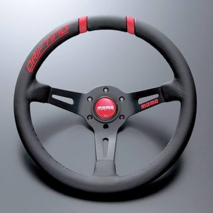 Amazon | MOMO ステアリング DRIFTING 33パイ 85mm DEEP ブラック