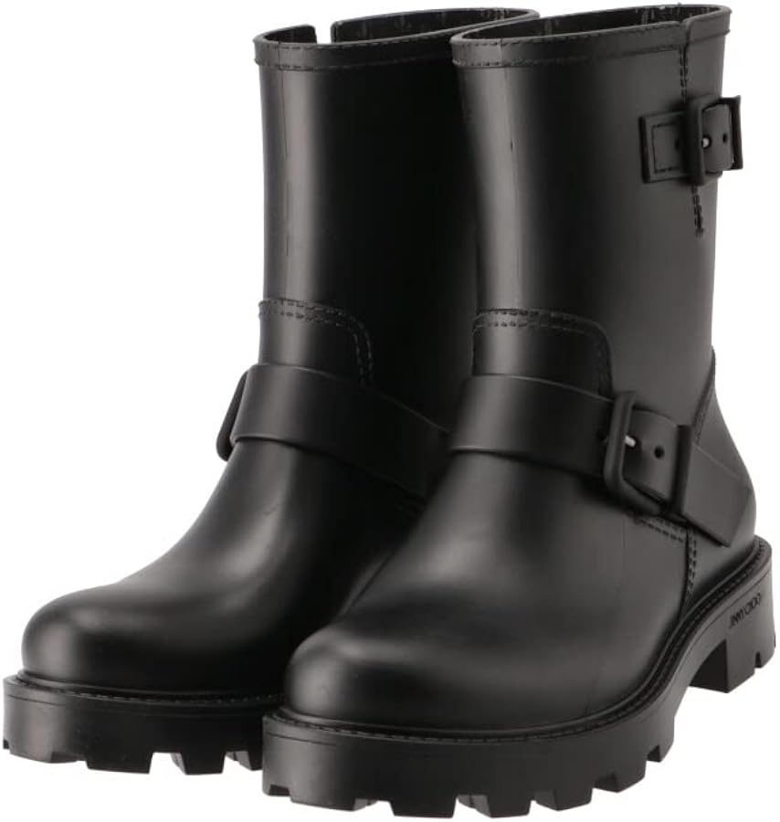 Amazon | [Jimmy Choo] [ジミーチュウ] レインブーツ YAEL FLAT JCロゴ