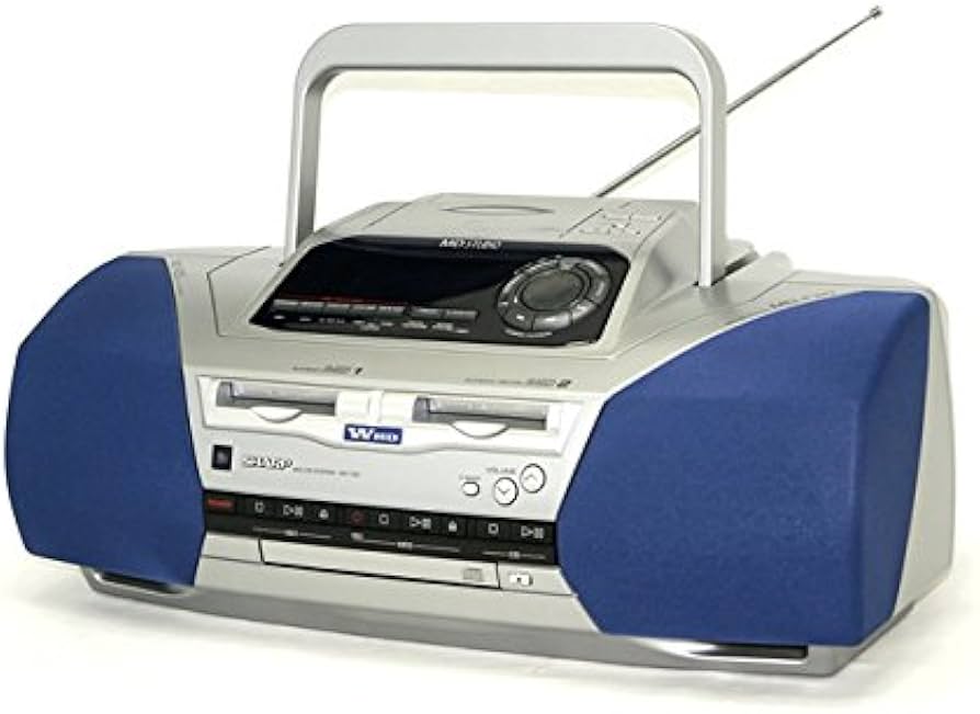 Amazon | SHARP シャープ MD-F20-S シルバー MD/CDシステム ダブルMD