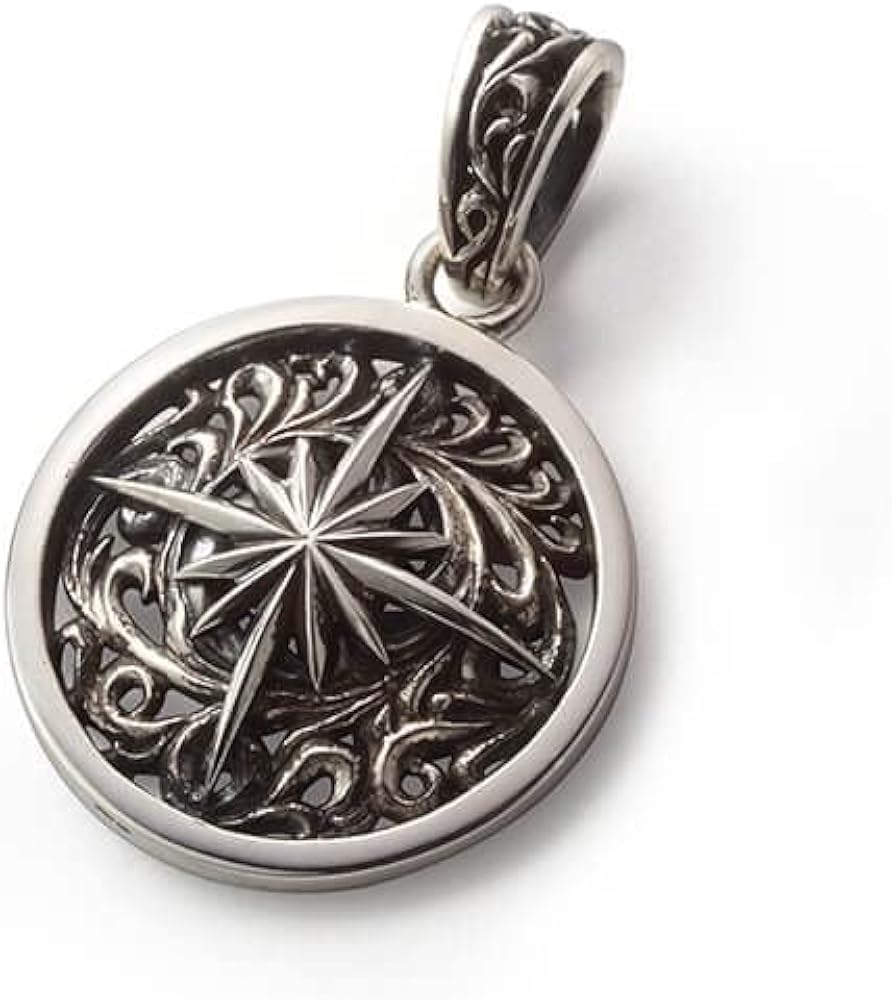 Amazon | [SAAD(サード)]アラベスク サンシンボル ラウンド シルバー