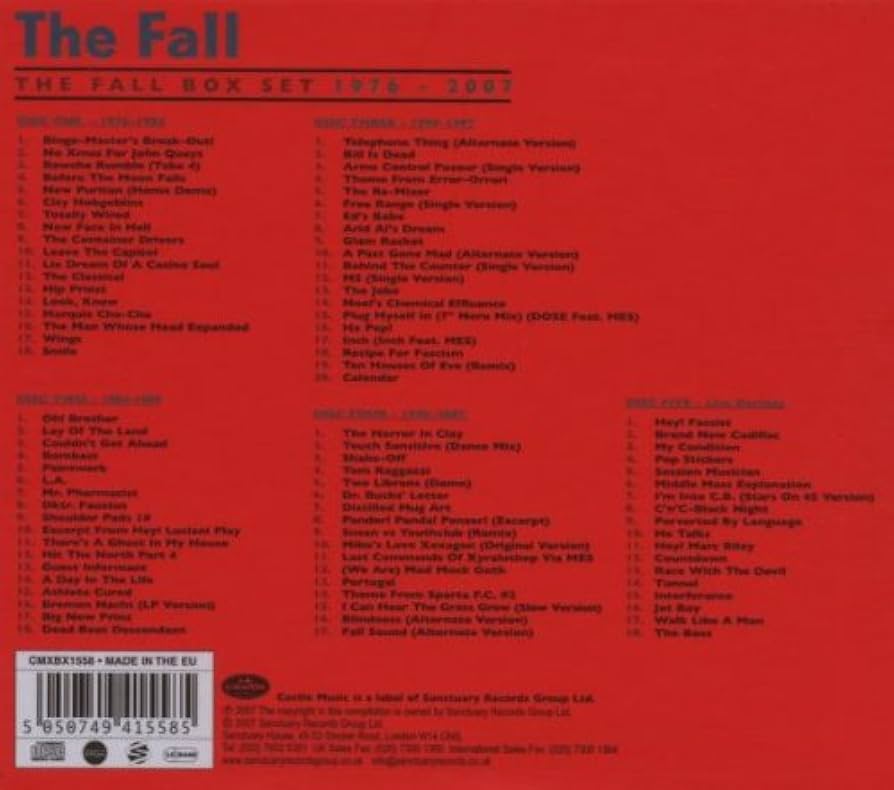 The Fall Box Set 1976-2007 - Fall,the: Amazon.de: Musik-CDs & Vinyl