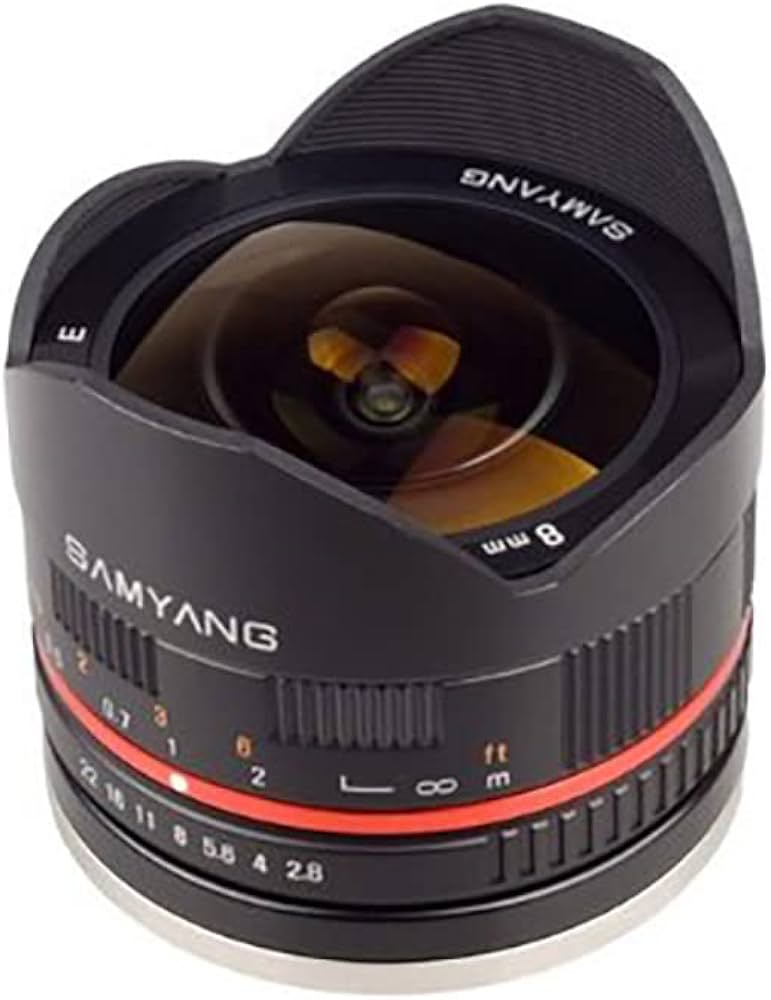 Amazon.com : Samyang 8mm F2.8 UMC Fisheye II (Black) Lens for Sony