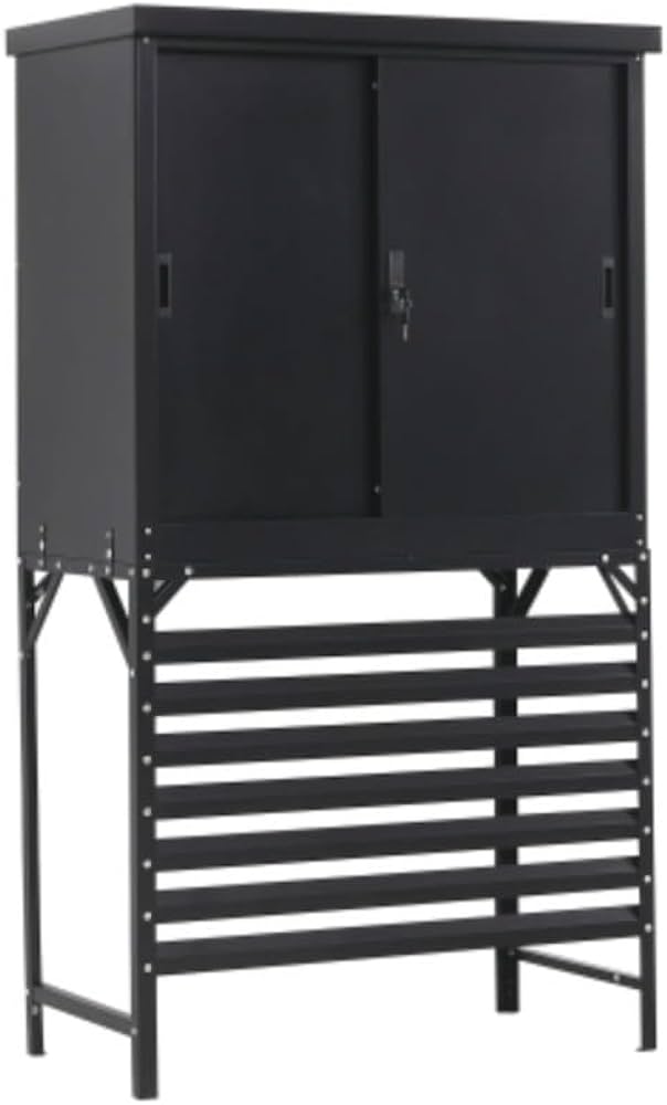 Amazon | 高機能収納庫 エアコン室外機カバー 戸外収納庫 倉庫 大型