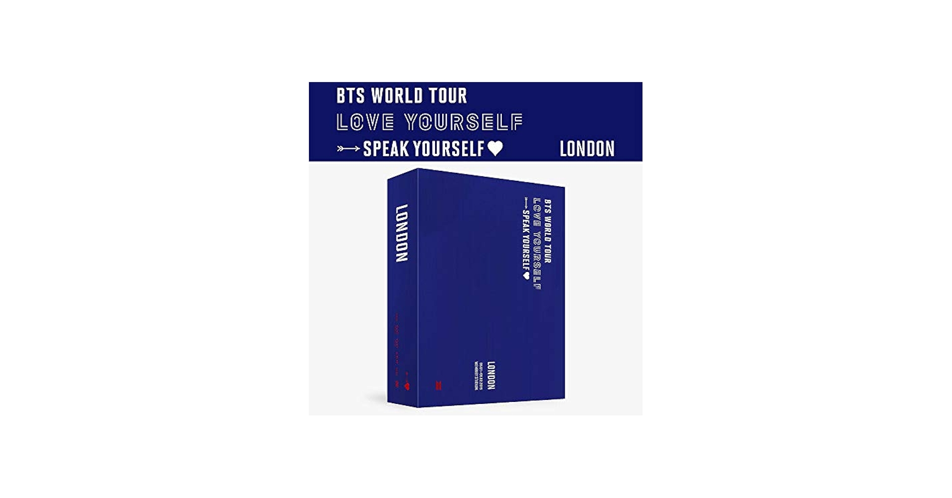 BTS WORLD TOUR LOVE YOURSELF SPEAK YOURSELF LONDON 2 DISC(D.V.D CD