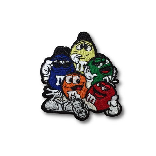 Amazon.co.jp: アイロンワッペン【M&M's Mix】 エムアンドエムズ