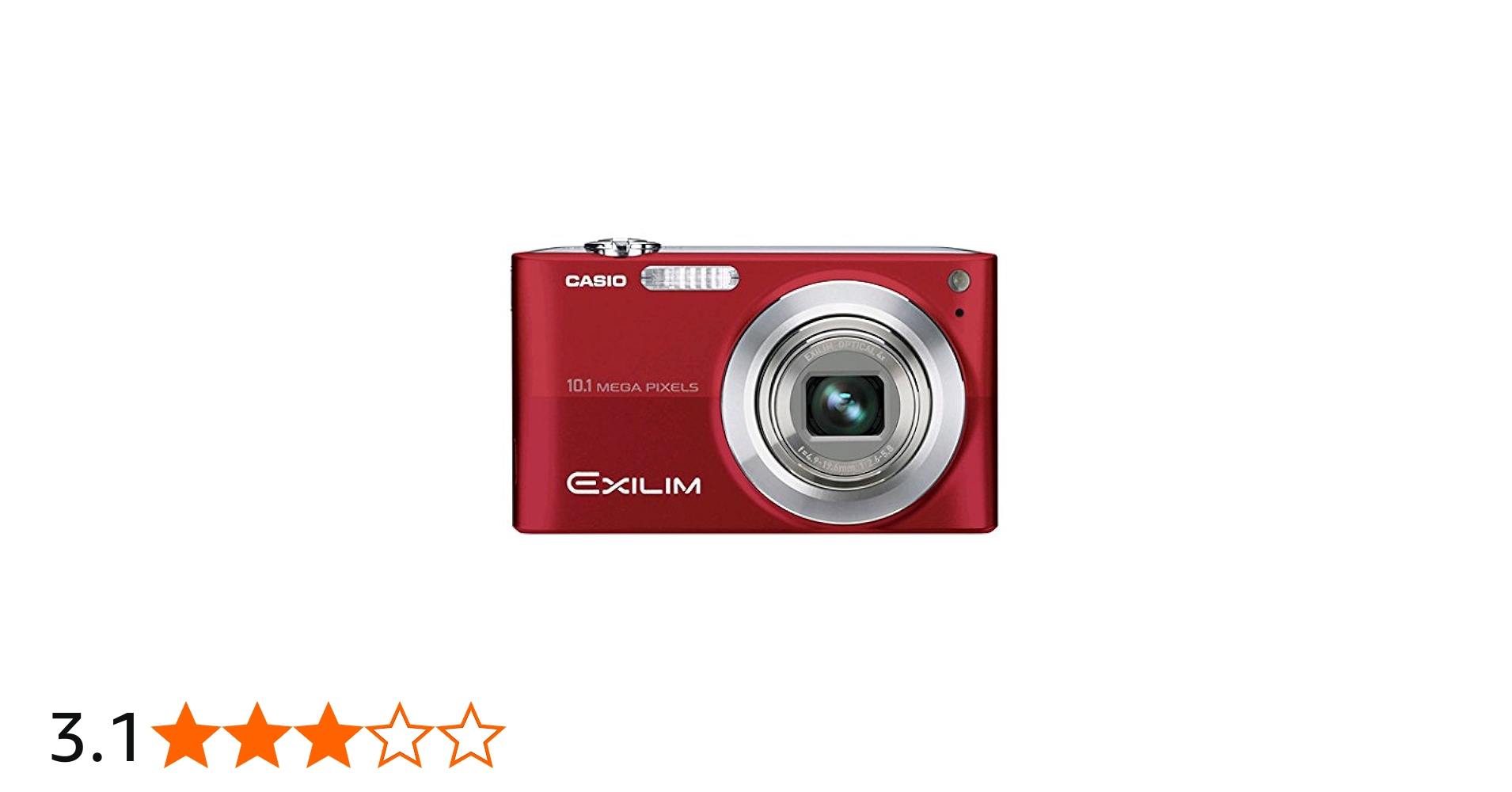 Amazon | CASIO デジタルカメラ EXILIM (エクシリム) ZOOM Z200 レッド