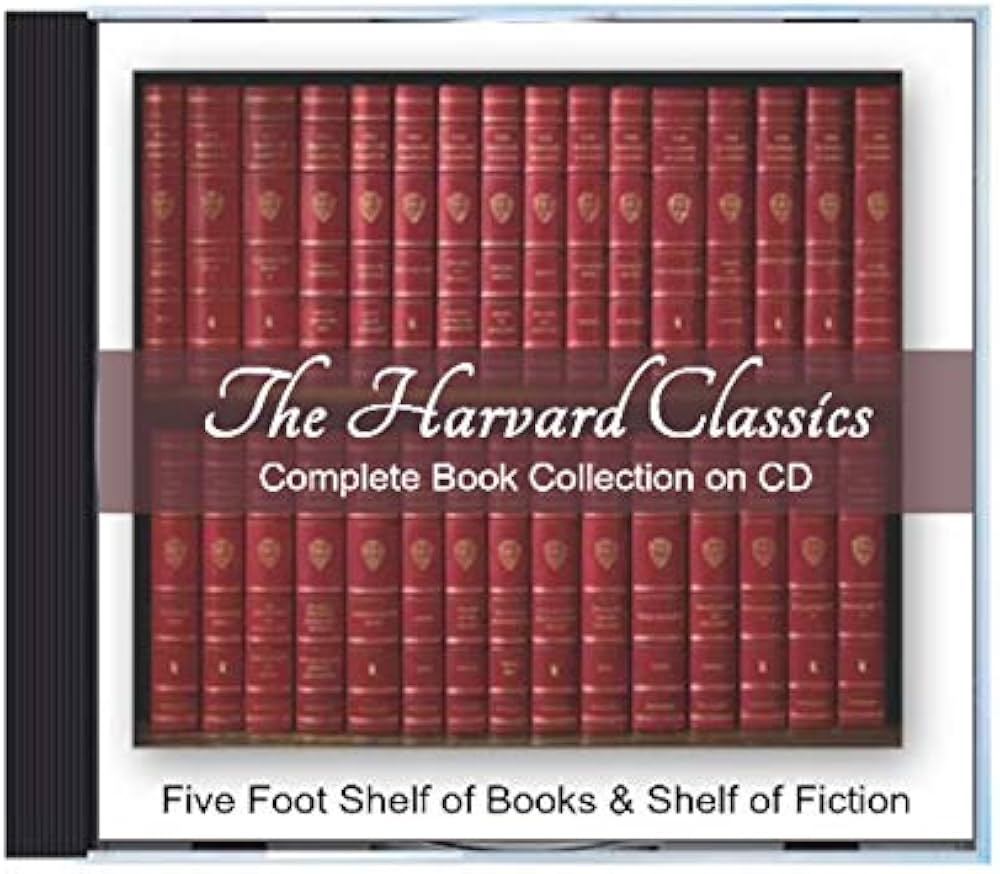 The Harvard Classics Complete 51 Volumes on CD + 20 Volume Shelf
