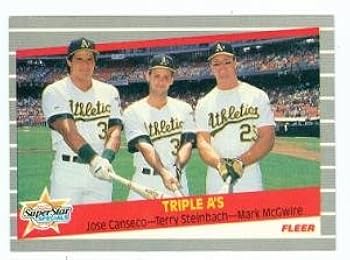 Amazon.com: Terry Steinbach Jose Canseco and Mark McGwire baseball