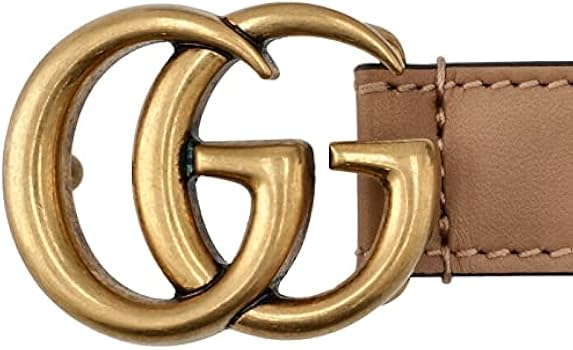 Amazon | [グッチ] ダブルG バックル レザーベルト レディース 65cm