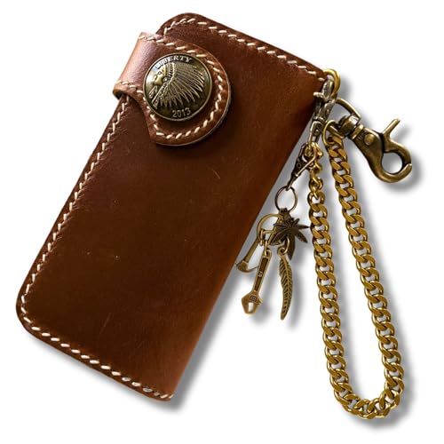 バイカー ウォレットチェーン 本革」の人気商品一覧 | 安い商品を通販