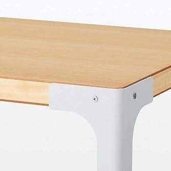 Amazon.co.jp: 無印良品 木製デスク 幅60×奥行40×高さ72cm スチール脚