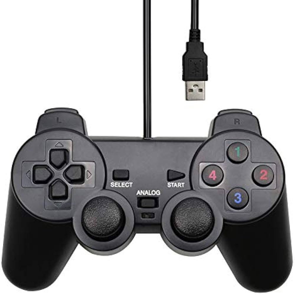 Amazon.co.jp: 有線USB接続ゲームパッド Usb ケーブル 付き