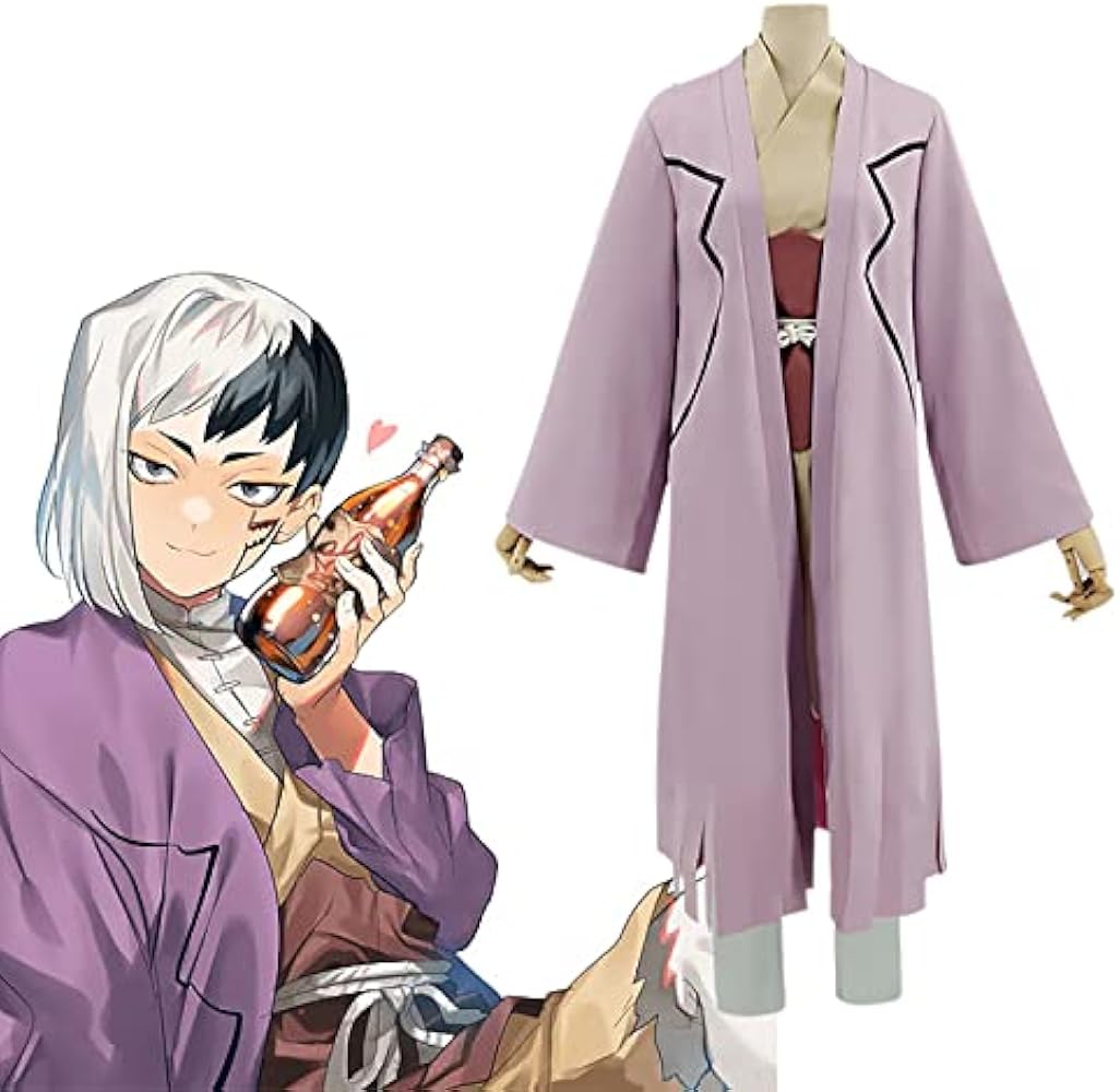 Amazon.co.jp: [SHAOYAO] ドクターストーン あさぎりゲン コスプレ