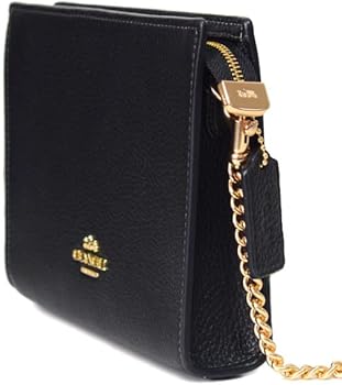 Amazon | [COACH] コーチ バッグ ぺブルレザー スリム ロゴ チェーン
