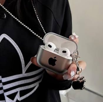 Amazon | りんごマーク AirPods Pro ケース 第一世代 第二世代 両方