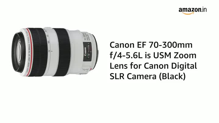 Canon EF 70-300mm f/4-5.6L is USM Zoom Lens for Canon Digital SLR