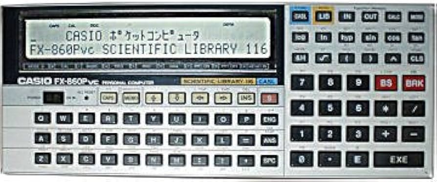 Amazon.co.jp: CASIO FX-860Pvc Pocket Computer Calculatorr 【関数