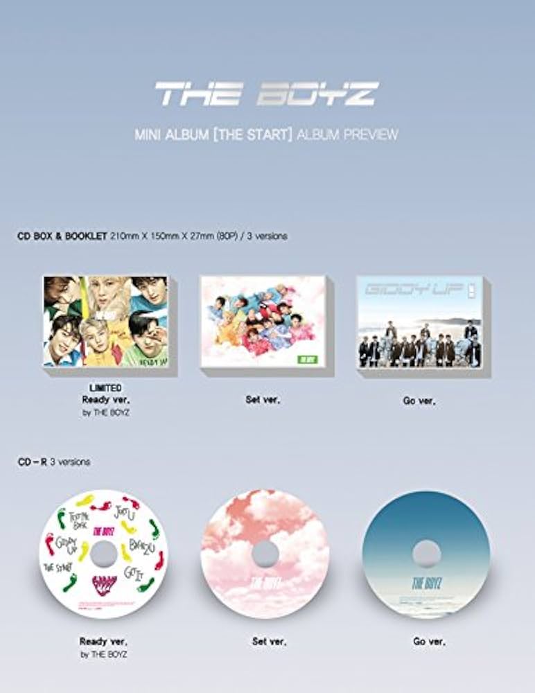 THE BOYZ - THE BOYZ [THE START] 2nd Mini Album Random Ver CD+
