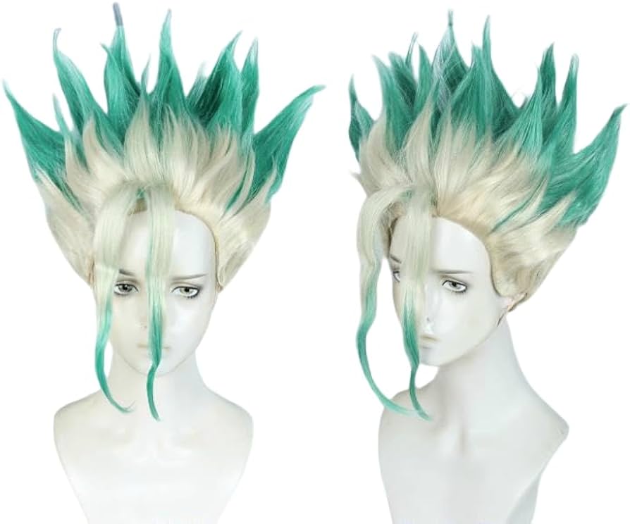 Amazon.co.jp: 石神千空 ウィッグ コスプレウィッグ かつら 変装用