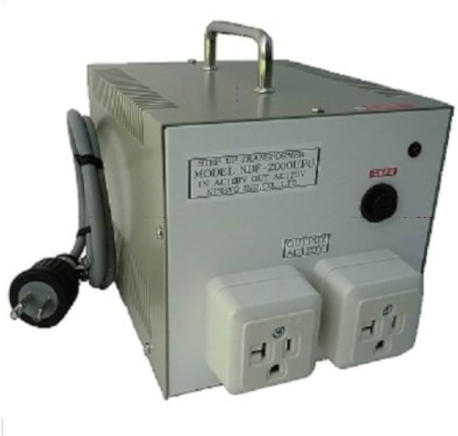 Amazon.co.jp: 日章工業 昇圧変圧器 《アップトランス NDFシリーズ