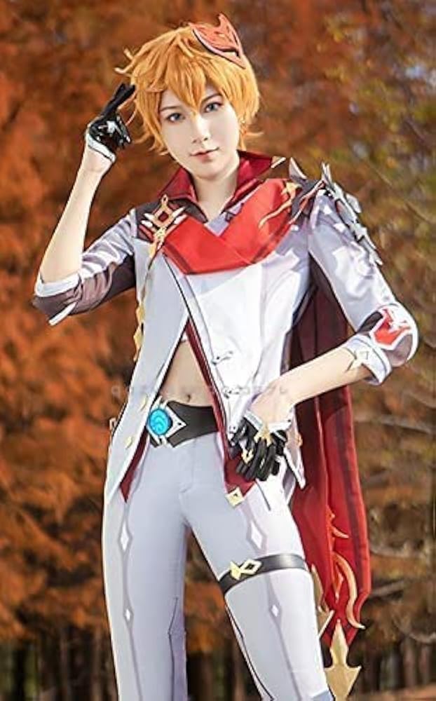 Amazon.co.jp: 原神 げんしん Genshin Impact タルタリヤ コスプレ衣装